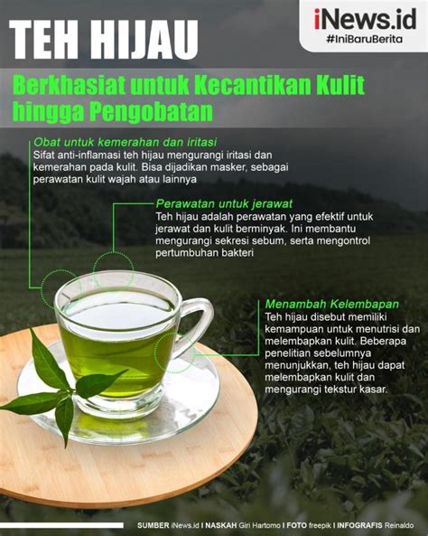 Adakah teh hijau baik untuk kulit saya?
